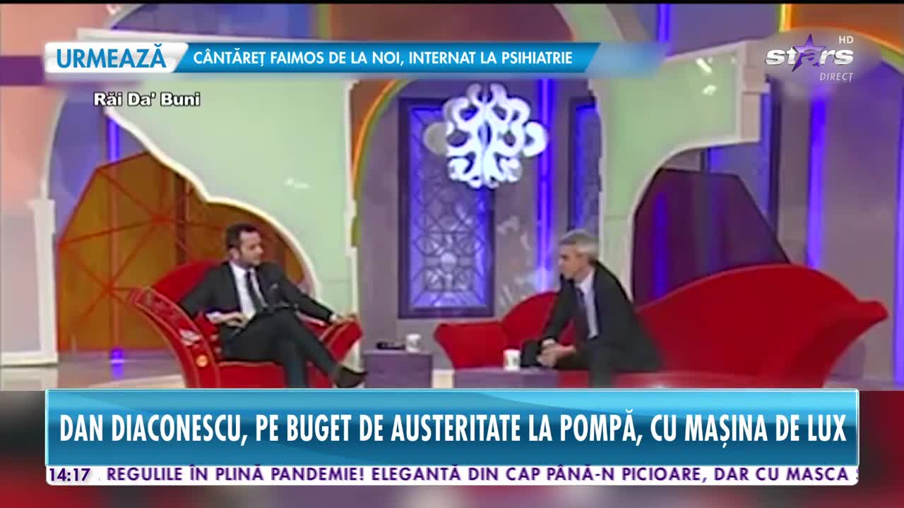 Dan Diaconescu, pe buget de austeritate la pompă, cu mașina de lux!