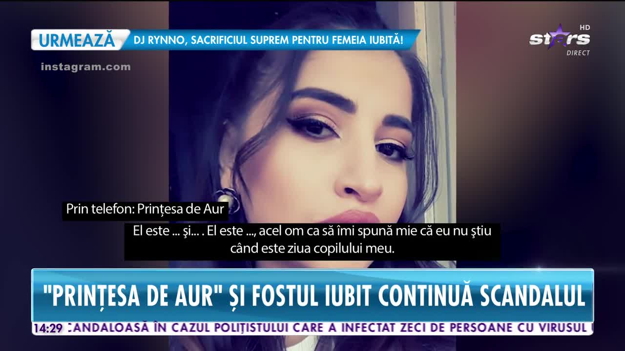 Scandalul dintre Prinţesa de Aur şi fostul iubit este departe de a se încheia