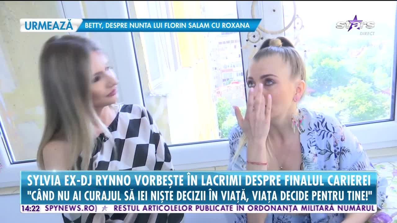 Sylvia, ex-Dj Rynno, vorbeşte în lacrimi despre sfârşitul carierei!