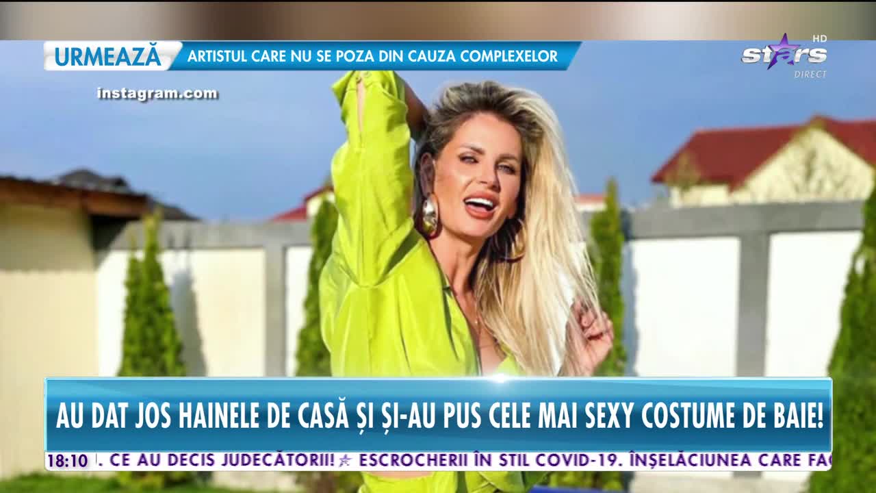 Vedetele au dat jos hainele de casă şi şi-au pus cele mai sexy costume de baie