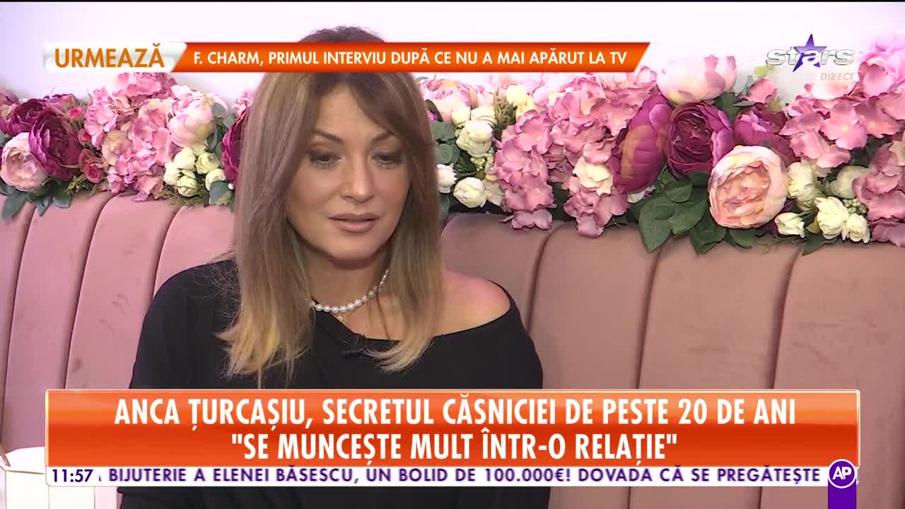 Anca Ţurcaşiu, secretul căsniciei de peste 22 de ani