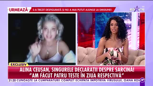 Alina Ceuşan, primele declaraţii după ce a anunţat că este însărcinată