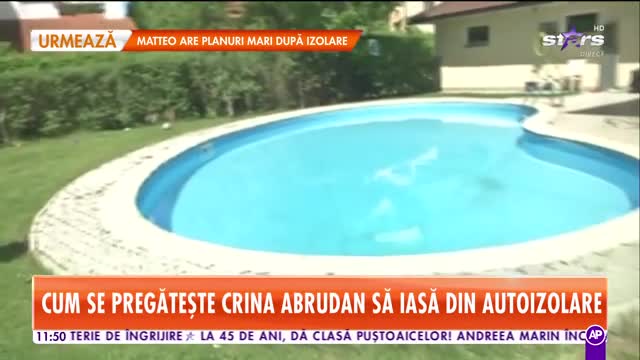 Filmări &icirc;n exclusivitate din vila Crinei Abrudan!