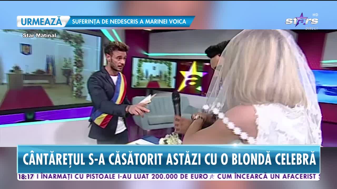 Jador s-a căsătorit cu o blondă celebră. Imagini de senzație de la nuntă