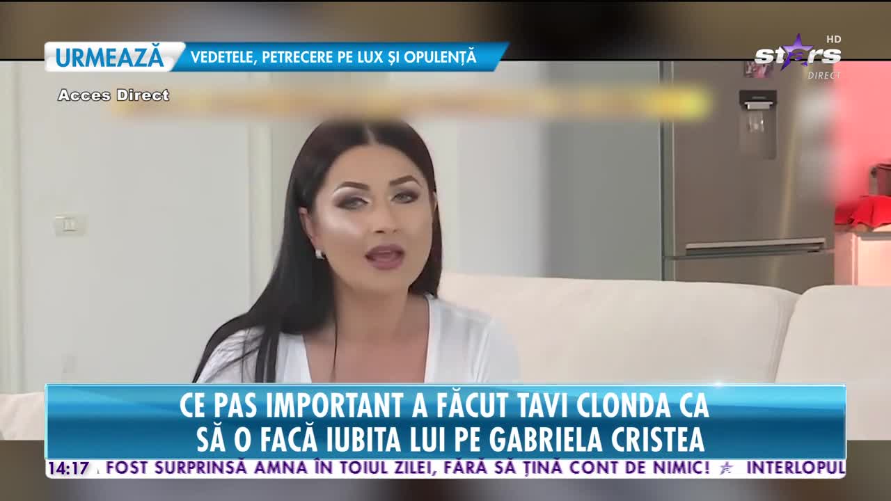 Cum s-a îndrăgostit Gabriela Cristea de Tavi Clonda