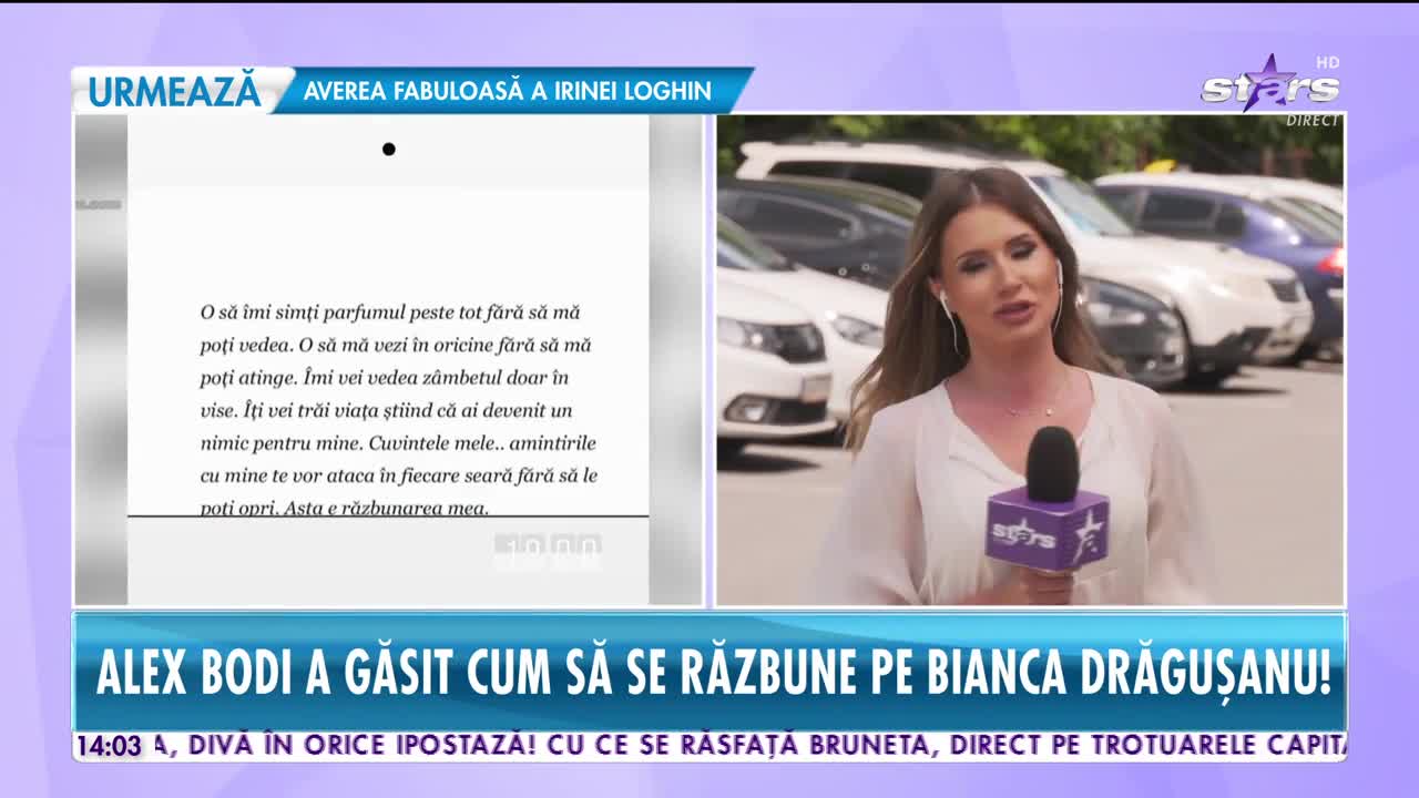 Alex Bodi a găsit cum să se răzbune pe Bianca Drăguşanu