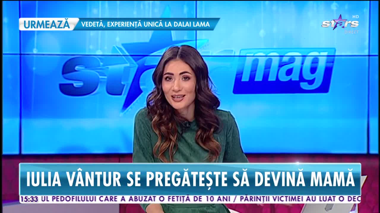 Iulia Vântur se pregătește să devină mamă