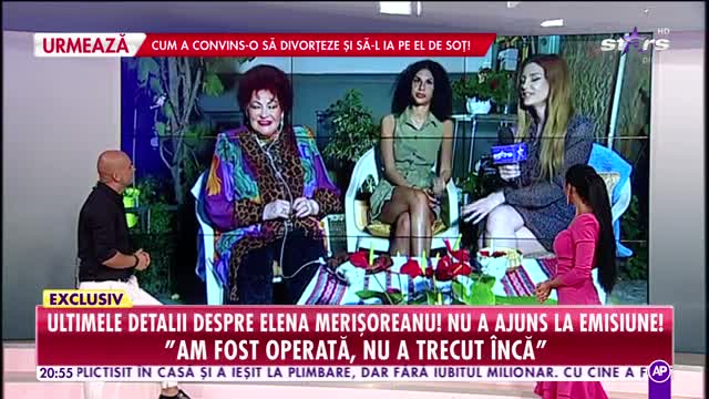 Ultimele detalii despre Elena Merișoreanu. A fost operată!