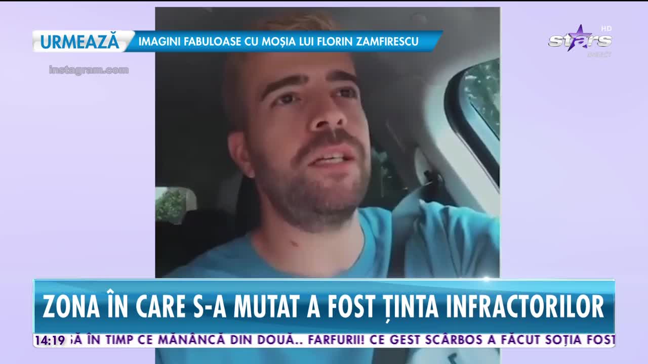 Speak a intrat în vizorul hoţilor! Mesajul artistului: "Dacă se enervează Şoarecu' că o treziţi din somn, că vreţi să spargeţi casa, e jale!"