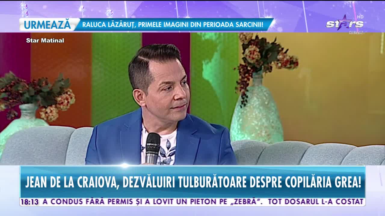 Jean de la Craiova face dezvăluiri despre copilăria grea pe care a trăit-o