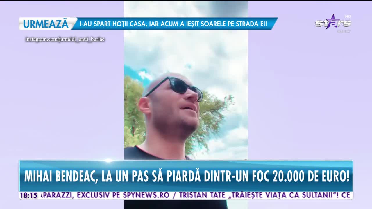 Mihai Bendeac, la un pas să piardă 20 de mii de euro