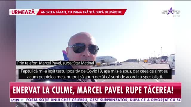 Marcel Pavel a fost externat din spital după două săptămâni