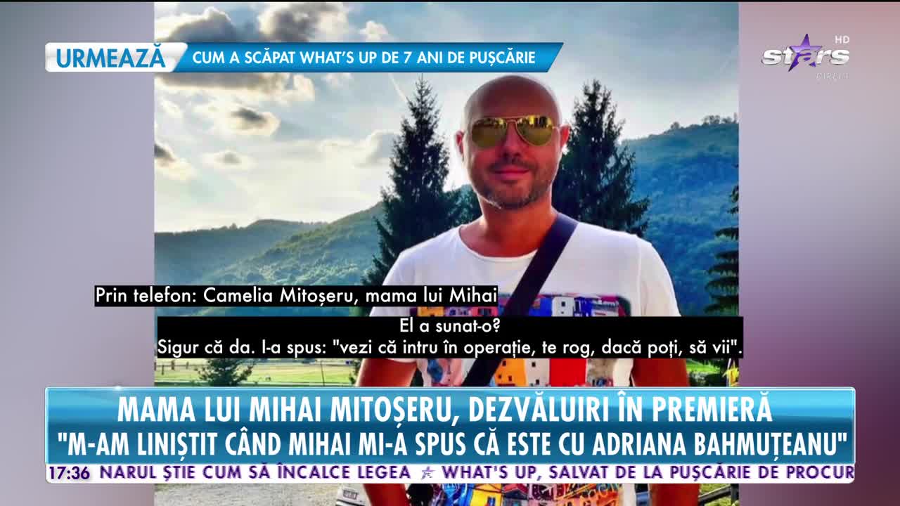 Ce s-a întâmplat între Mihai Mitoşeru şi fosta soţie, imediat după intervenţie