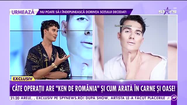 Ken de România, demonstrație de make-up în direct