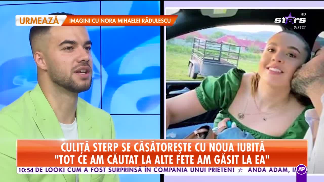 Interviu &icirc;n exclusivitate cu Culiţă Sterp: "&Icirc;ncă mă g&acirc;ndesc la căsătorie"