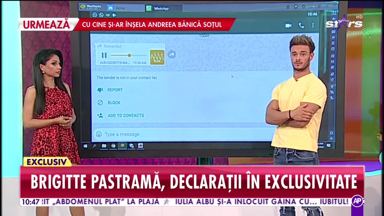 Brigitte Sfăt, declaraţii exclusive: "Nu am m&acirc;ncat bătaie de la Pastramă!"