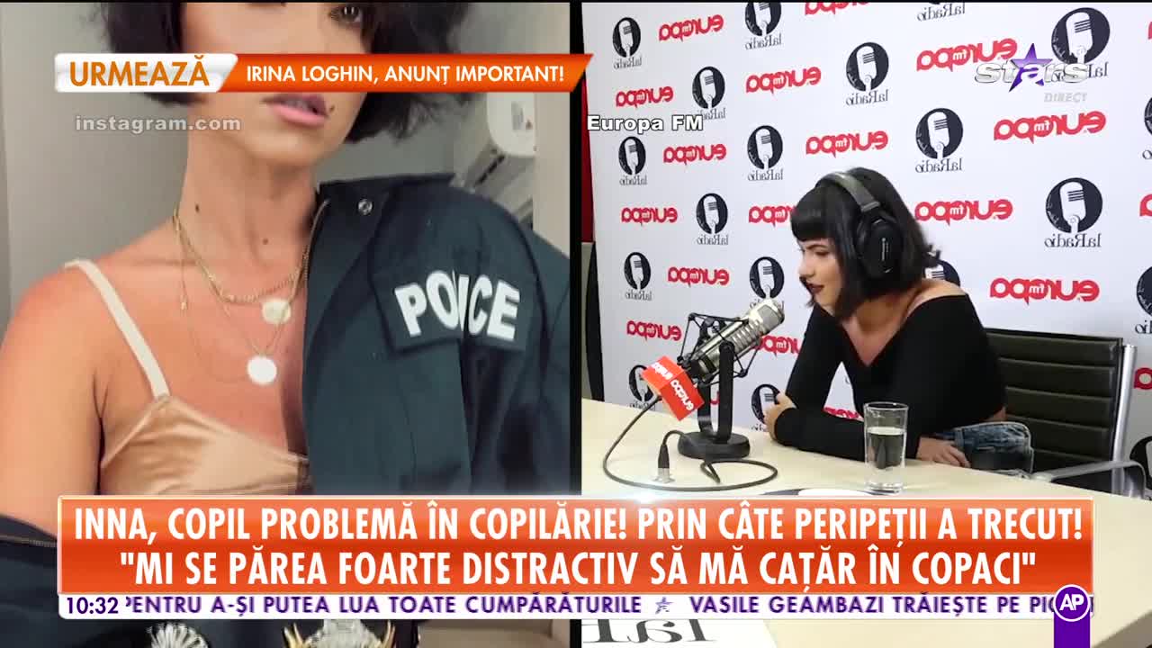 Inna, copil problemă &icirc;n copilărie: Eram foarte năzdravănă
