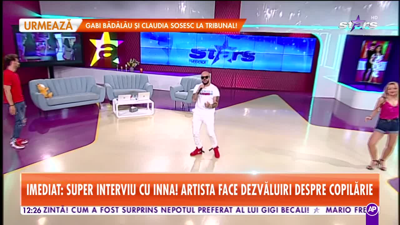 Jimmy Dub c&acirc;ntă &icirc;n platoul Star Matinal piesa Bienvenido a Mamaia