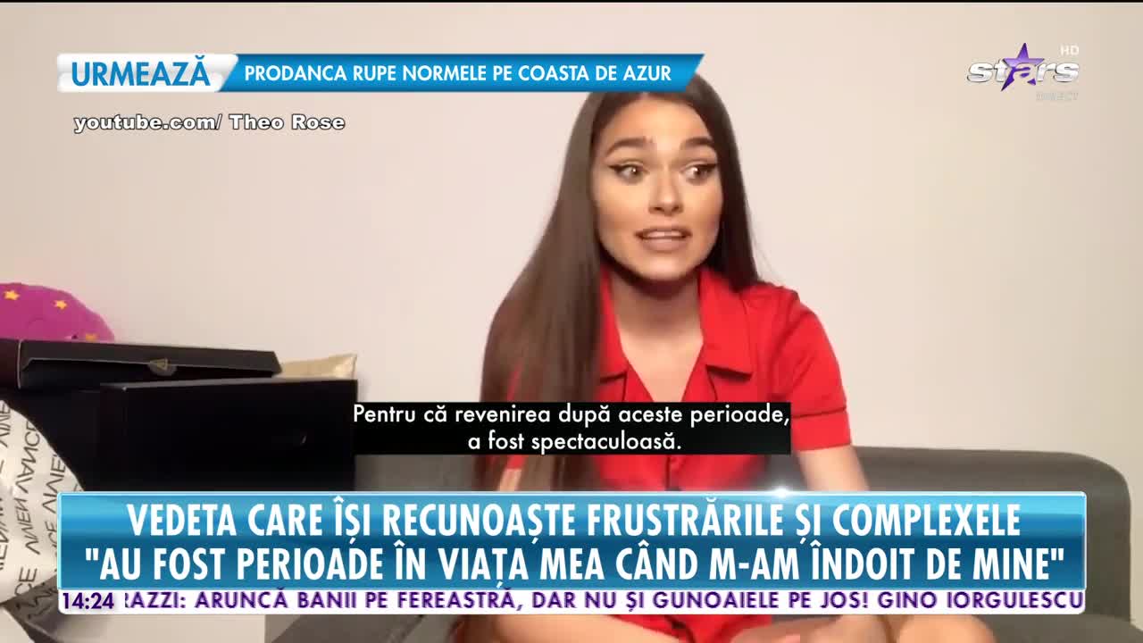 Theo Rose își recunoaște frustrările și complexele