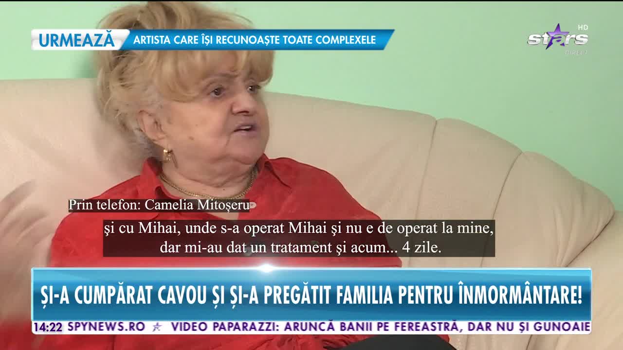 Mama lui Mihai Mitoșeru, de urgență la spital