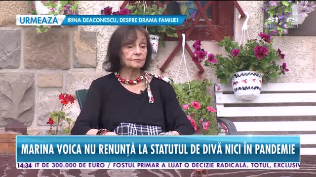 Marina Voica nu renunţă la statutul de divă nici în pandemie