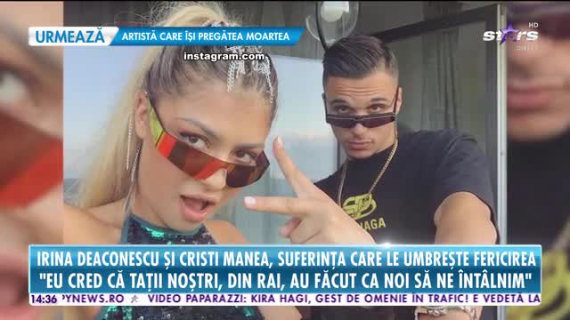 Irina Deaconescu și Cristi Manea, despre suferința care le umbreşte fericirea