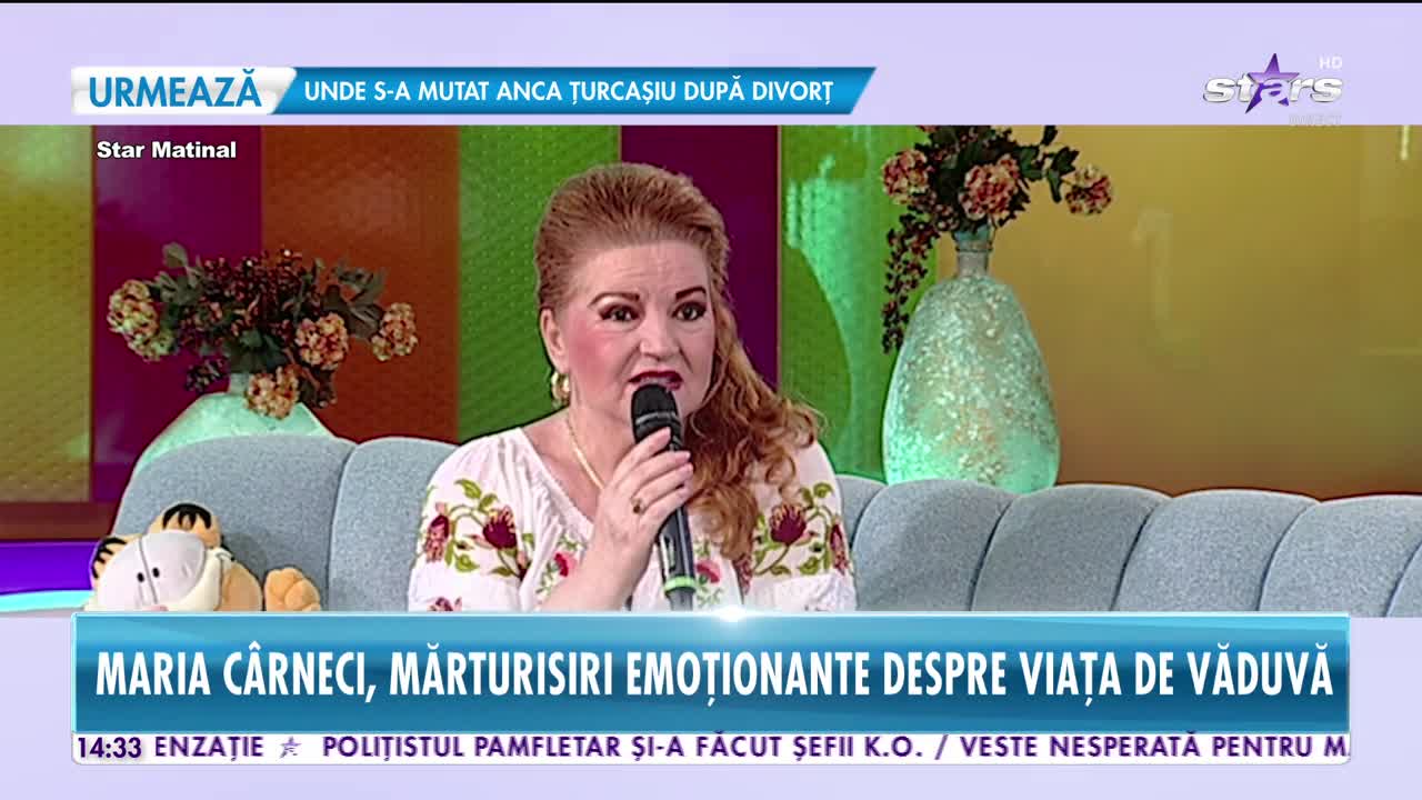 Maria Cârneci, mărturisiri emoționante despre viața de văduvă