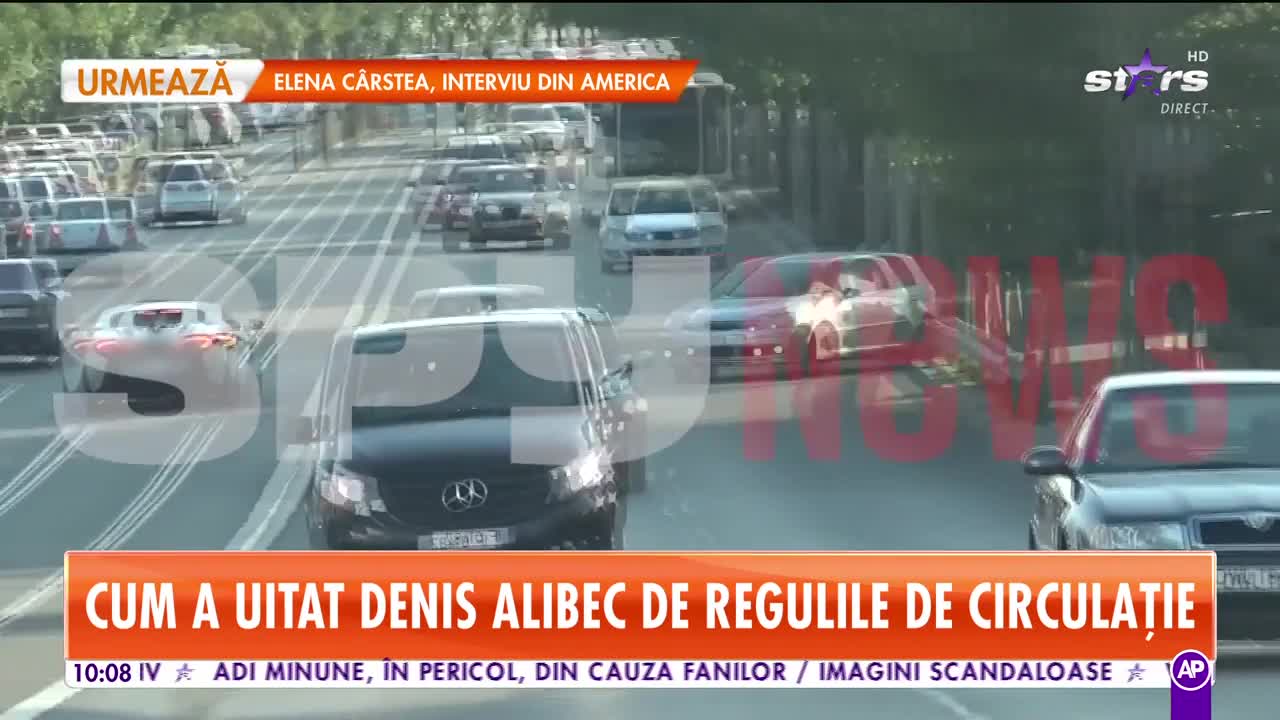 Cum a uitat Denis Alibec de regulile de circulație