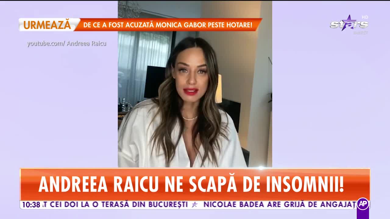 Andreea Raicu ne scapă de insomnii! Vedeta ne dezvăluie cum putem avea un somn odihnitor
