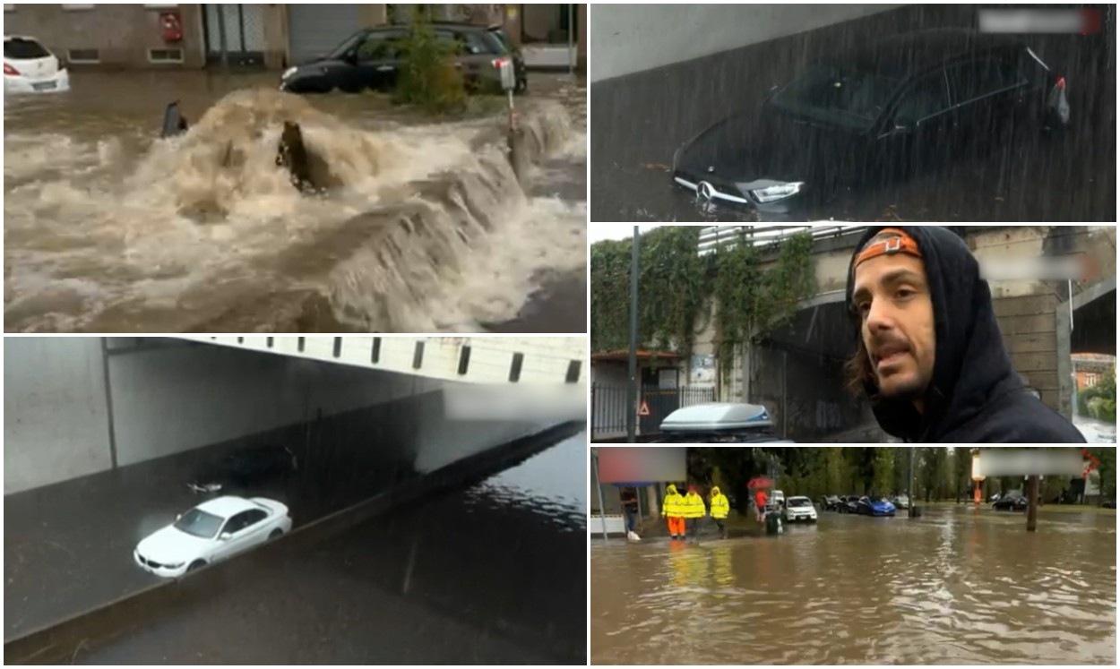 “Ha preso tutto, il ponte, tutto!” Grandi alluvioni in Italia. Un contadino scompare a Torino dopo essere stato travolto dall’alluvione con il suo trattore