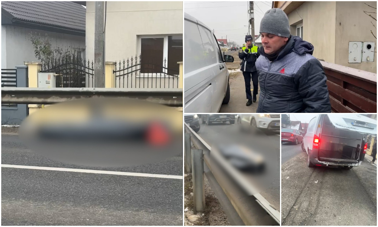 Cadavru căzut pe drum în Maramureș