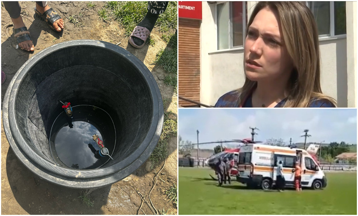 "Și acum îmi tremură picioarele". Copilaș de nici 3 anișori căzut în canal, salvat de doctorița de familie. L-a resuscitat pe micuț chiar pe asfalt, în fața porții