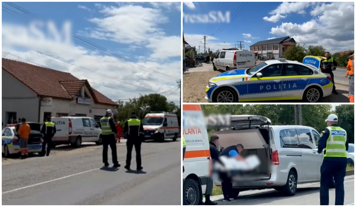 Copil de 10 ani a murit la câţiva metri de trecere în Satu Mare, după ce a fost izbit în plin de o cifă de beton. Şoferul mastodontului, în stare de şoc