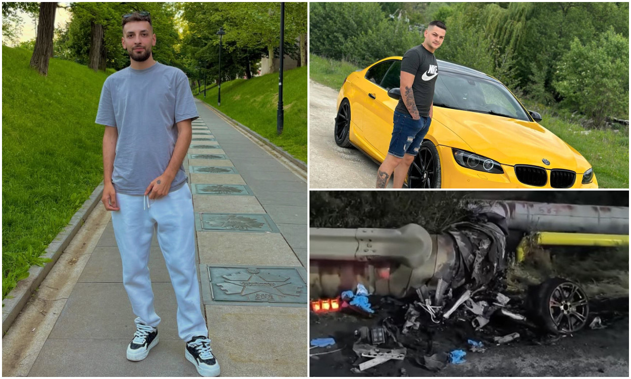 Filmul tragediei din Vâlcea, unde Eduard și Narcis au murit carbonizaţi într-un BMW. Mașina, cumpărată ieri