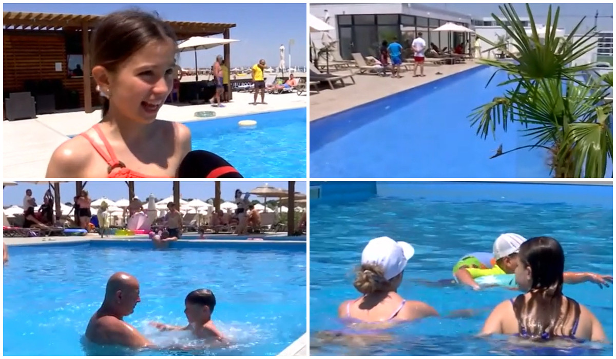 Românii aleg piscina în locul mării: Din ce în ce mai mulţi turişti aleg cazările cu bazine private