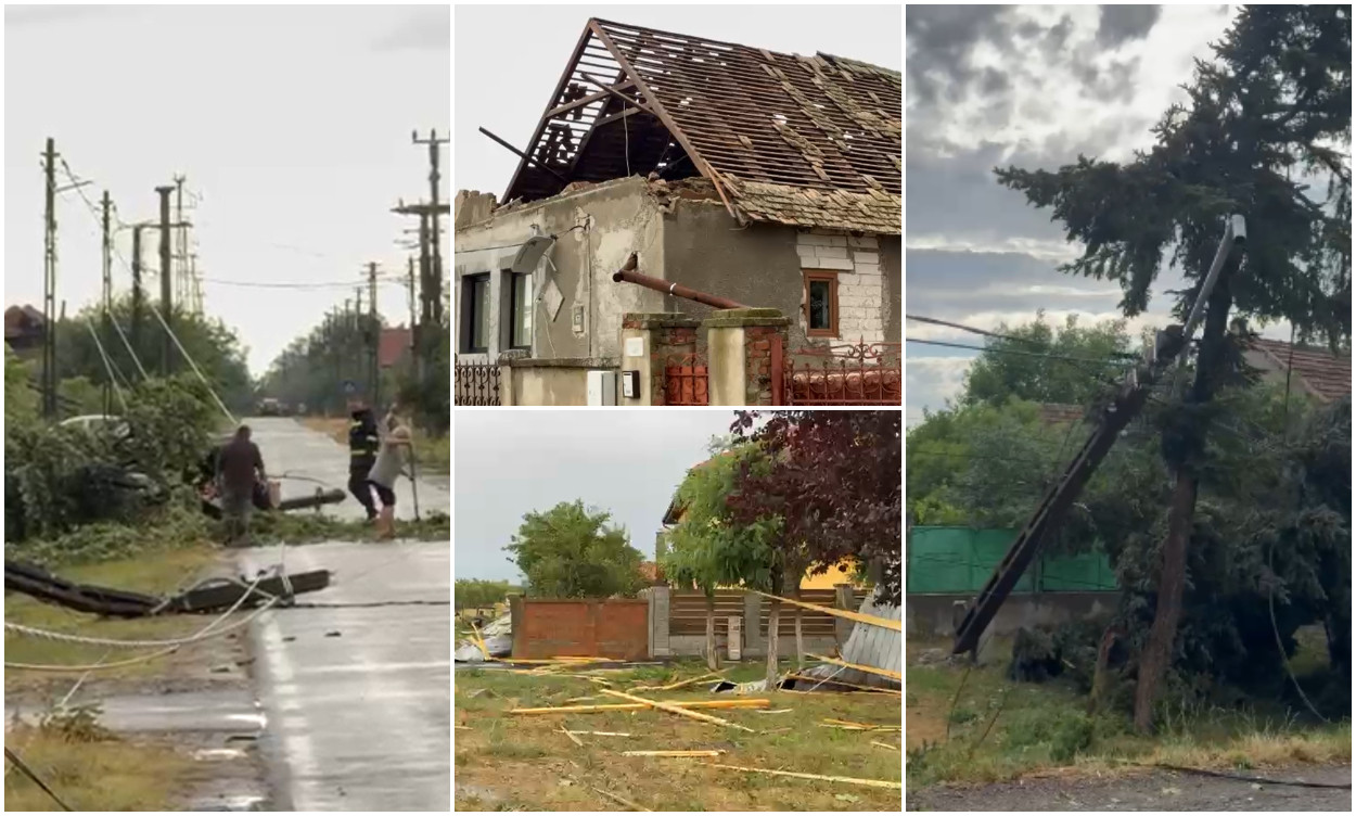 Furtuna a lovit în Timiş cu puterea unui uragan. O ţiglă smulsă de vijelie a rănit un băieţel de 10 ani