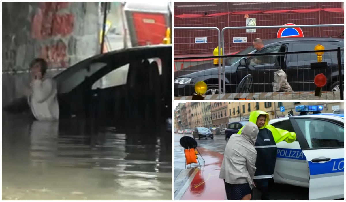 Vremea extremă face prăpăd în Italia: Furtunile lovesc nordul ţării, unde mai multe drumuri au ajuns sub ape