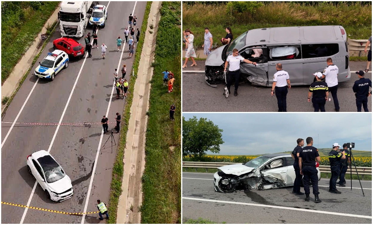 O familie întreagă, spulberată de o şoferiţă începătoare la Şcheia, după "zidul morţii". Planul Roşu, activat