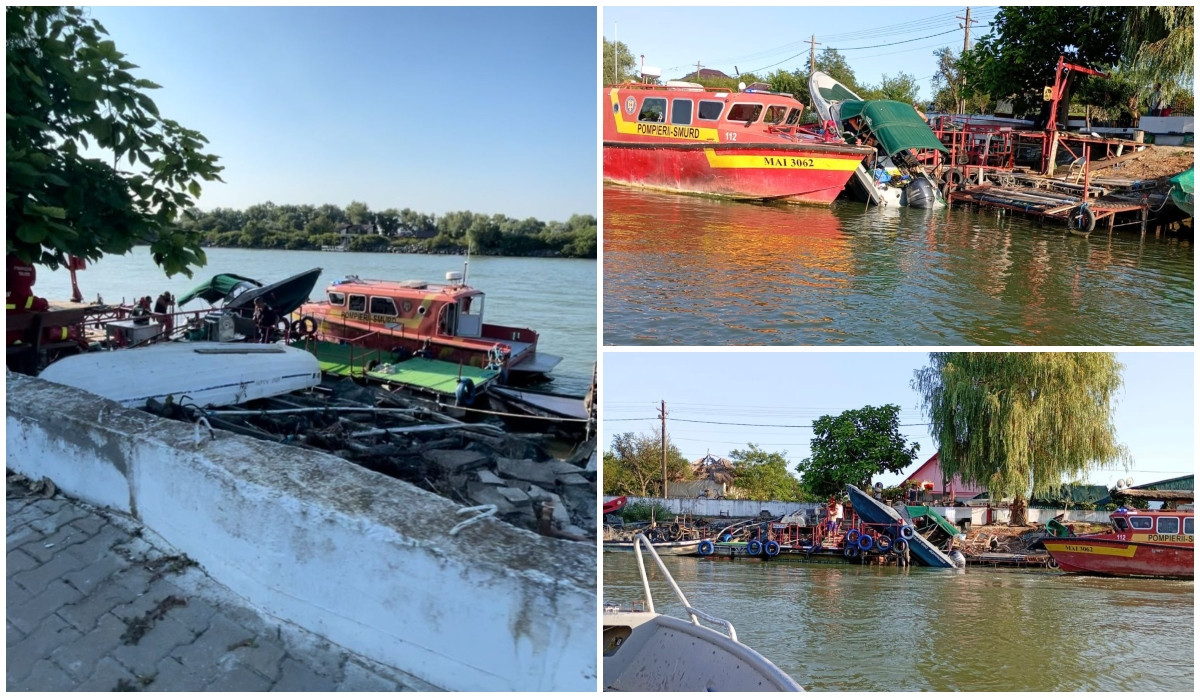 Accident naval &icirc;n Delta Dun&#259;rii: O persoan&#259; a c&#259;zut &icirc;n ap&#259;, &icirc;n timpul unei manevre de acostare