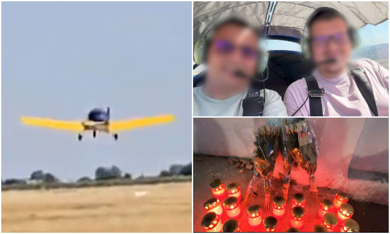 Ultima decolare a avionului prăbuşit în Arad a fost filmată. Altar de flori şi lumânări la locul tragediei