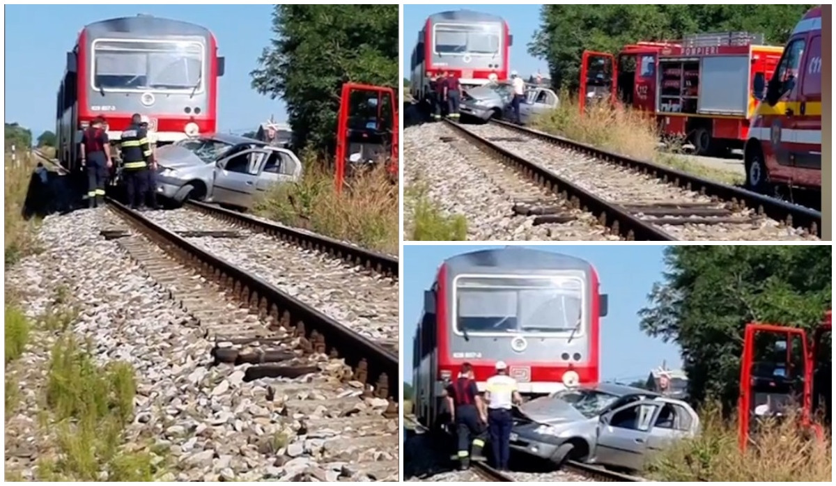 Accident feroviar în Satu Mare: o persoană decedată, alta în stare critică