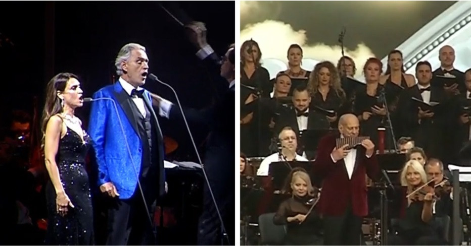 Andrea Bocelli şi Gheorghe Zamfir, pe aceeaşi scenă la festivalul ...