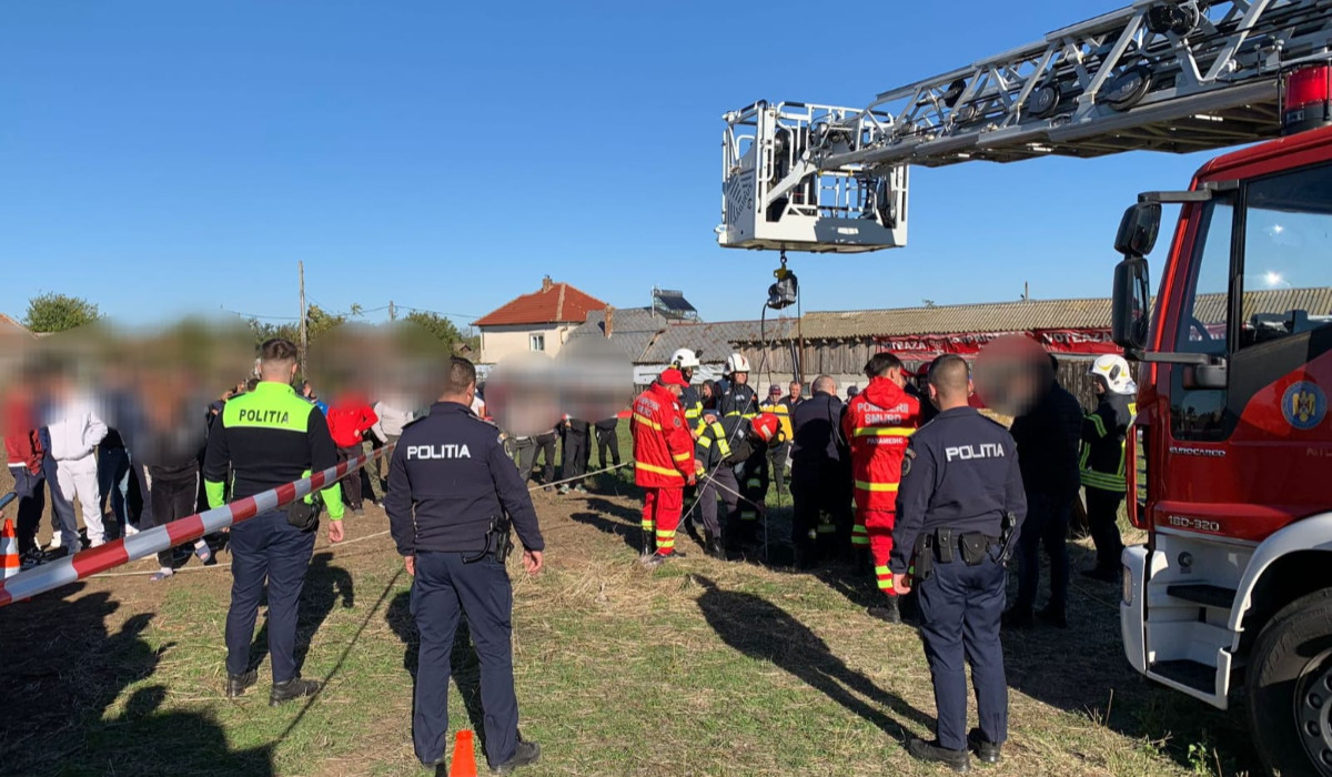 Tragedie în Unirea, Dolj: O femeie a fost găsită în fântână, soțul spânzurat