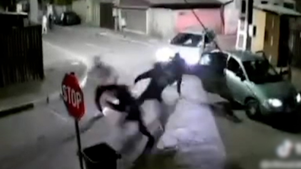 Atac violent pe o stradă din Brăila