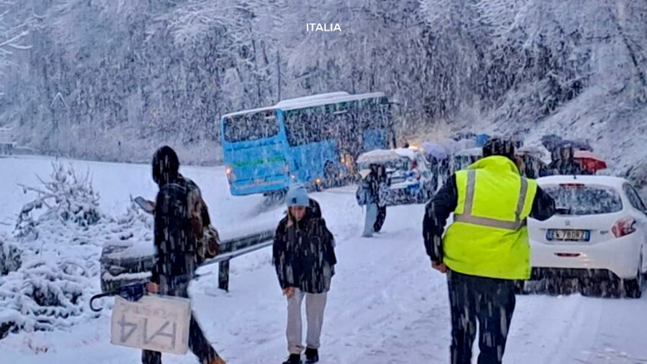 Iarnă în Europa. Franţa, Spania, Italia, Marea Britanie şi Grecia, lovite de fenomene meteo extreme