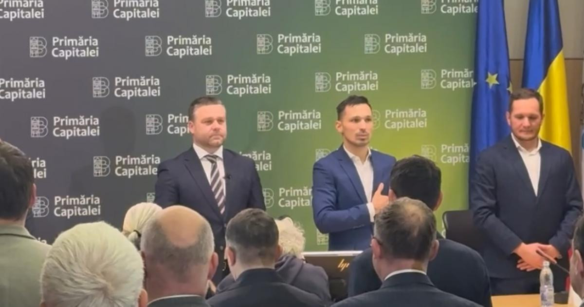 Ciprian Ciucu a depus jurământul ca primar al Capitalei: "În acest moment oraşul nostru nu stă foarte bine"