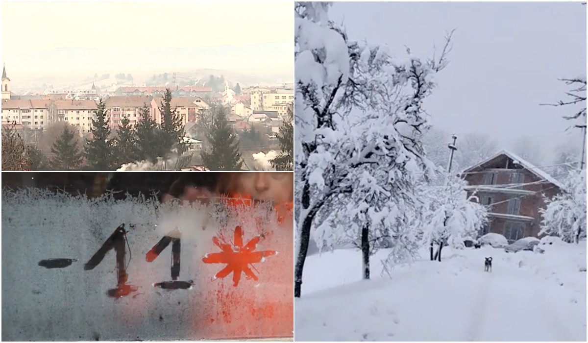 Vreme extremă de Sărbători în toată ţara. Cel mai geros Crăciun din ultimii 20 de ani în Capitală