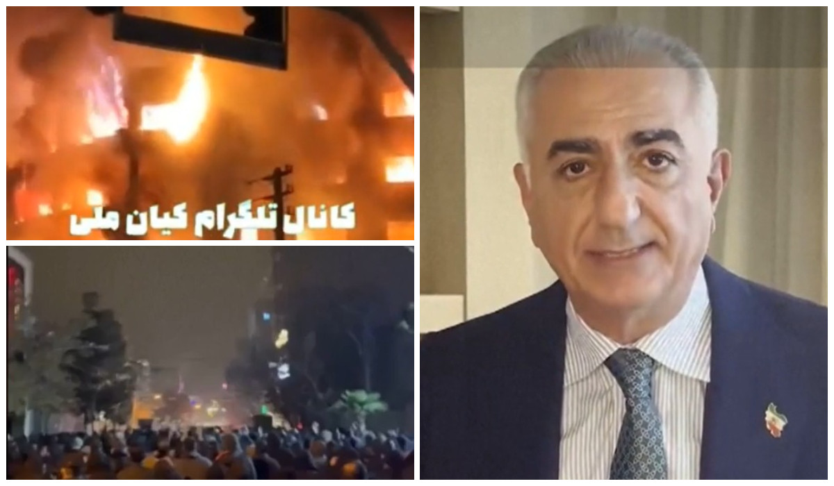 Poza pentru articolul Iranul stă pe un butoi cu pulbere: proteste masive şi mesajul fiului fostului șah către protestatari