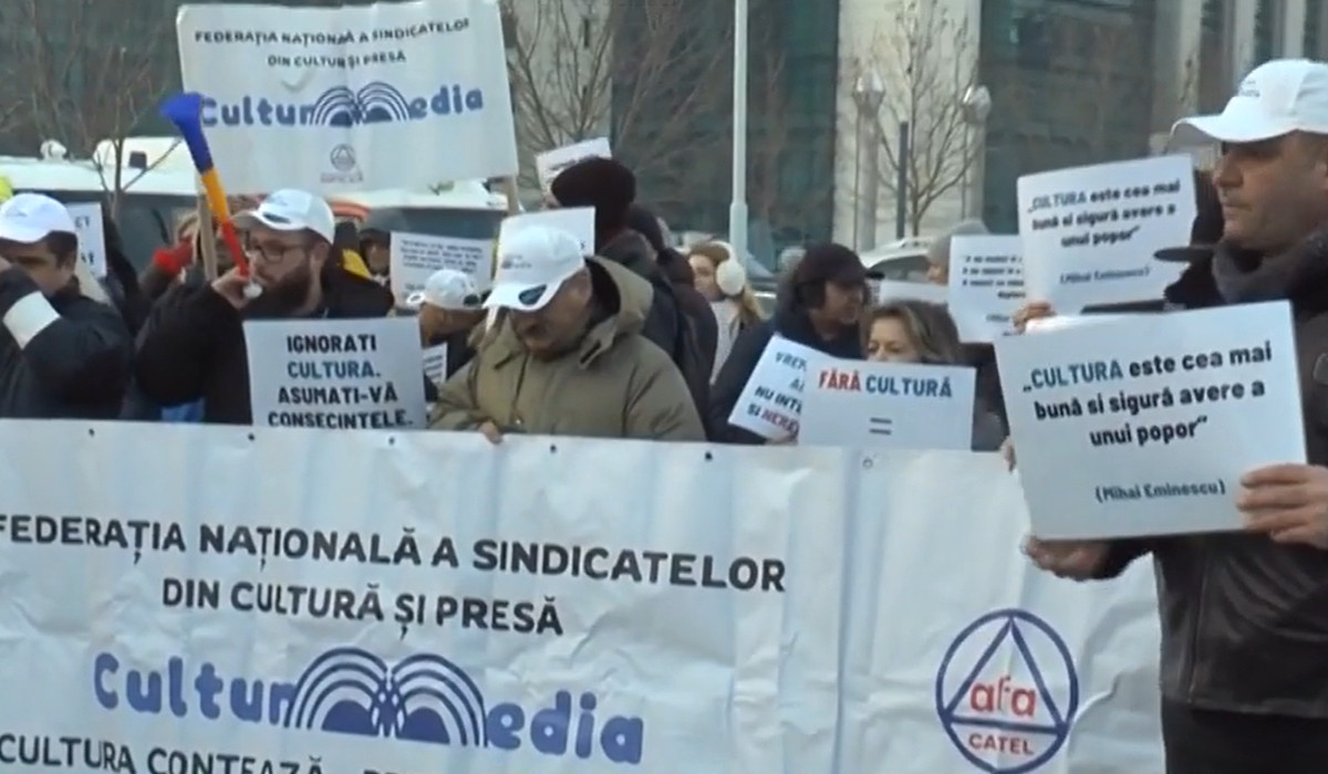 Ziua Culturii, umbrită de proteste și o gafă virală a MAI cu versuri din Eminescu