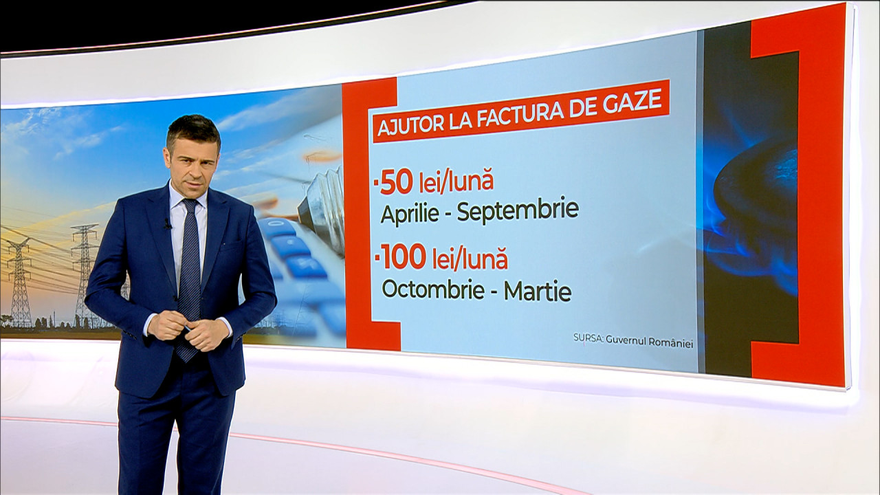 Ajutoare pentru plata facturilor la gaze